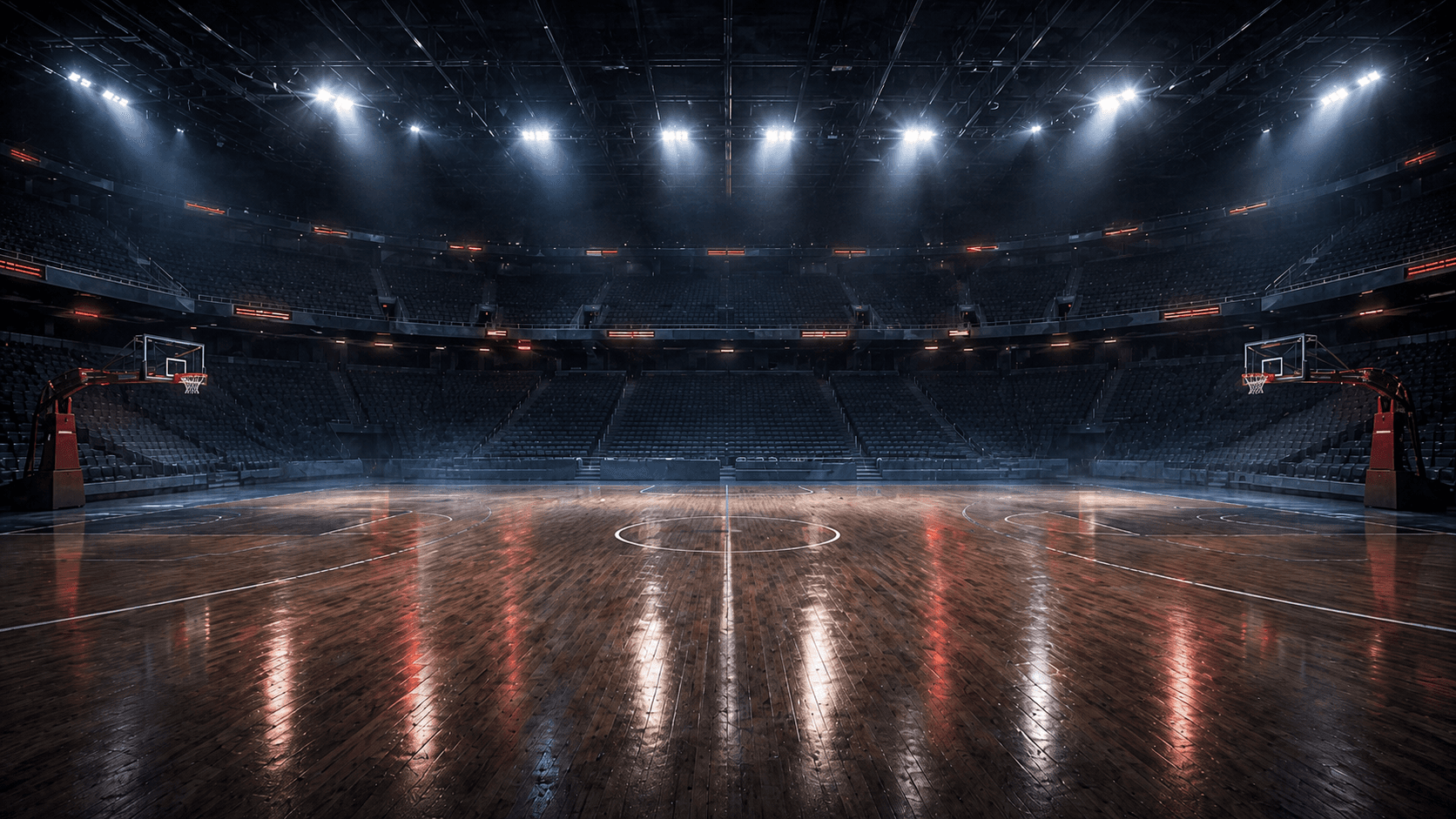 Basketball arena